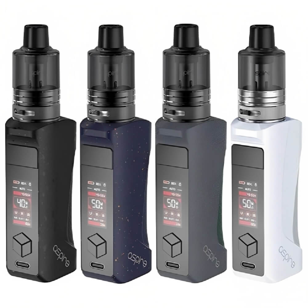 Aspire Finnix Mod Kit, Jet Black And Quick Silver Colours