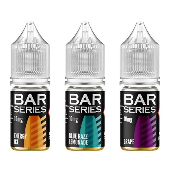 Bar Series 10ml Nic Salt E-Liquid, Pack of 10, UK Vaper