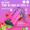 Bling Ultra Plus 30k Puffs Prefilled Pod Vape Box of 5, Grape Gummy Bear Flavor