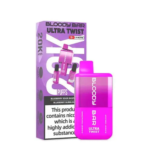 Bloody Bar Ultra-Twist 20K Disposable Vape Kit-Box of 5