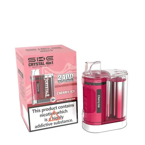 SKE Crystal 4in1 Prefilled Pod Vape Kit - Box of 5