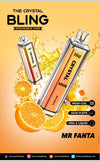 Crystal Bling 6000 Prefilled Vape Pod Device, Mr Fanta Flavor