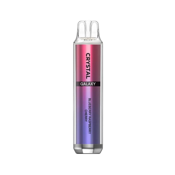 Crystal Galaxy 4500 Puffs Prefilled Vape Pod, Blueberry Raspberry Cherry Flavor