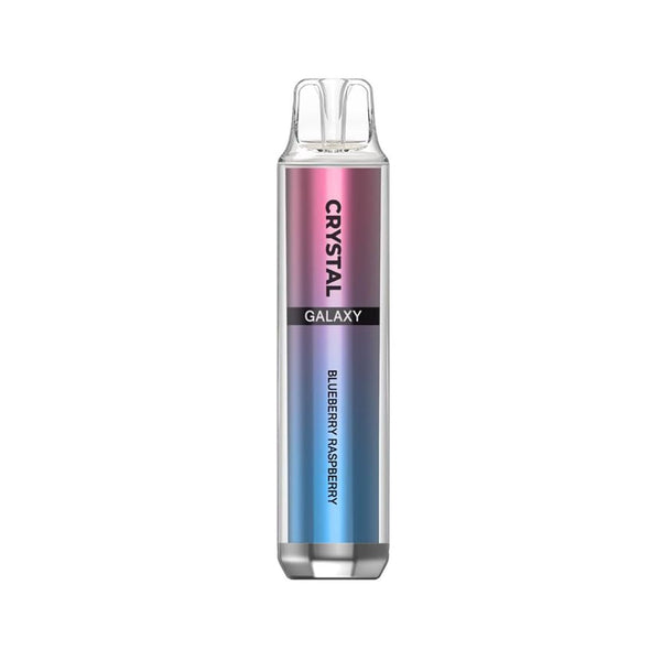 Crystal Galaxy 4500 Puffs Prefilled Vape Pod, Blueberry Raspberry Flavor