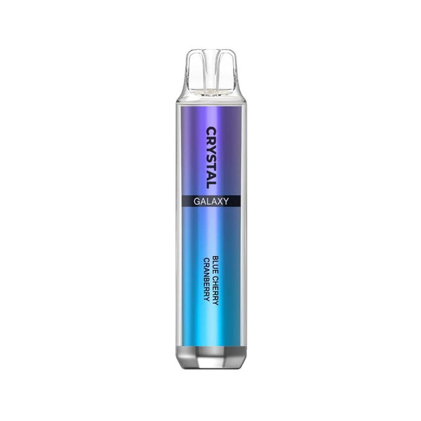 Crystal Galaxy 4500 Puffs Prefilled Vape Pod, Blue Cherry Cranberry Flavor