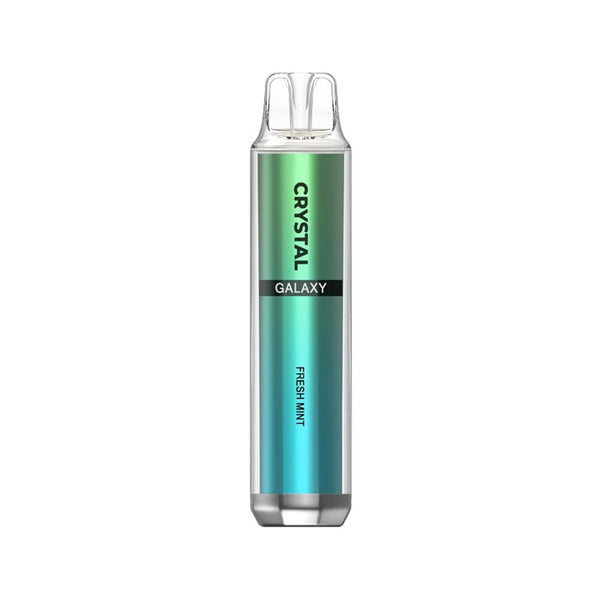 Crystal Galaxy 4500 Puffs Prefilled Vape Pod, Fresh Mint Flavor