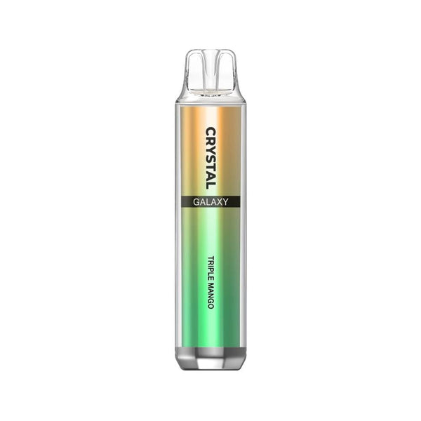 Crystal Galaxy 4500 Puffs Prefilled Vape Pod, Triple Mango Flavor