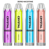 Crystal Legend 4K Puffs Prefilled Vape PodPack of 10, UK Vaper