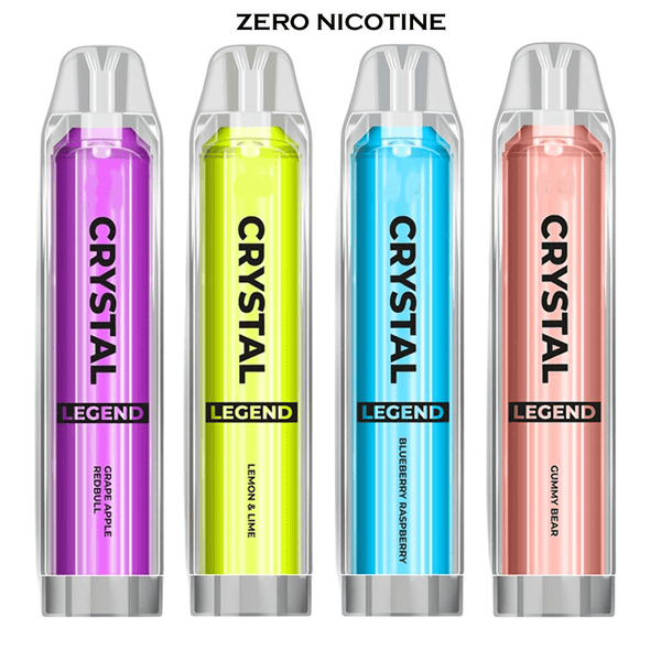 Crystal Legend 4K Puffs Prefilled Vape PodPack of 10, UK Vaper