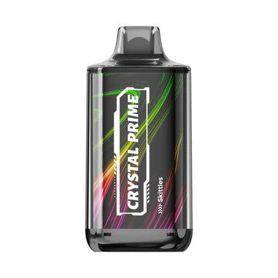 Crystal Prime Deluxe 18K Prefilled Vape Kit Box of 10, skittles Flavor