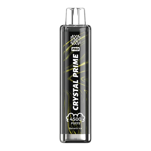 Crystal Prime Pro 4500 Puffs Prefilled Pod Vape Kit, Banana Ice Flavor