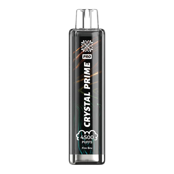 Crystal Prime Pro 4500 Puffs Prefilled Pod Vape Kit, Fire Bru Flavor