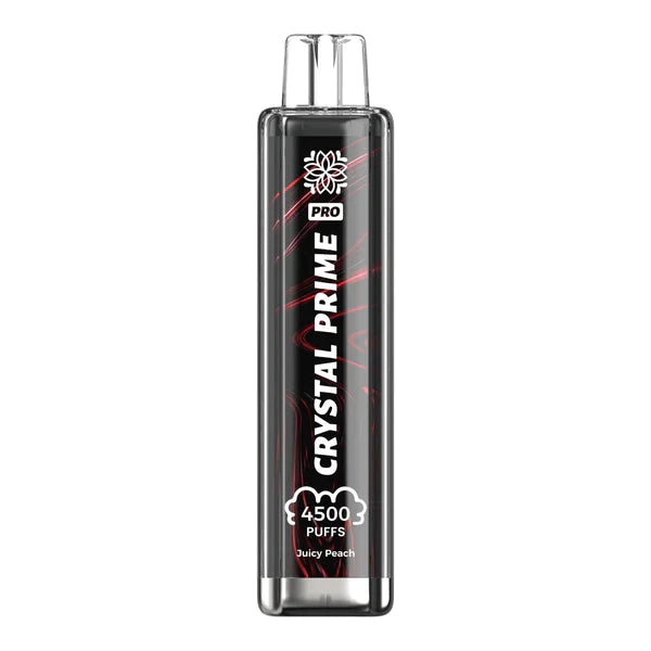 Crystal Prime Pro 4500 Puffs Prefilled Pod Vape Kit, Juicy Peach Flavor