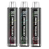 Crystal Prime Pro 4500 Puffs Prefilled Pod Vape Kit, Skittles, Strawberry Raspberry Ice, Red Apple Ice Flavors