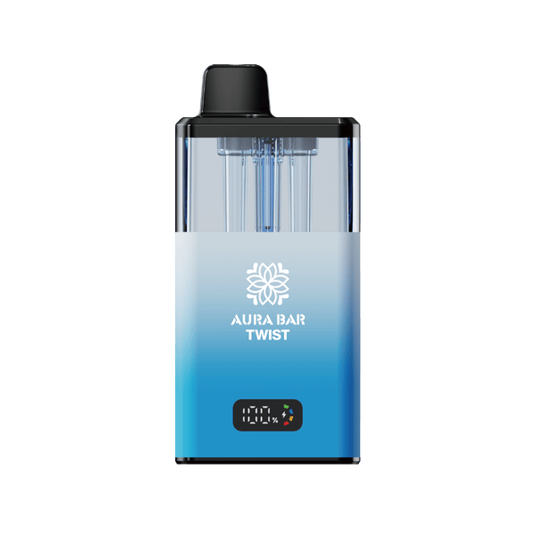 Crystal Prime Twist 40000 Puffs Vape Pod Kit Box of 5, Blue Sour Raspberry, Mr Blue Flavor