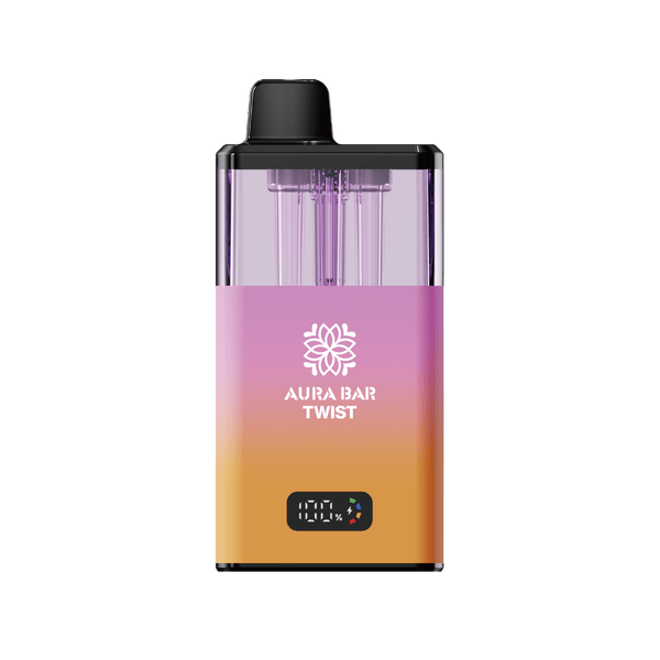 Crystal Prime Twist 40000 Puffs Vape Pod Kit Box of 5, Fruit Bomb, Blue Razz Gummy Bear Flavor