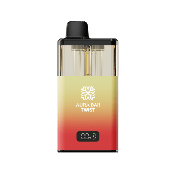 Crystal Prime Twist 40000 Puffs Vape Pod Kit Box of 5,Lemon Lime, Strawberry Raspberry Cherry Ice Flavor