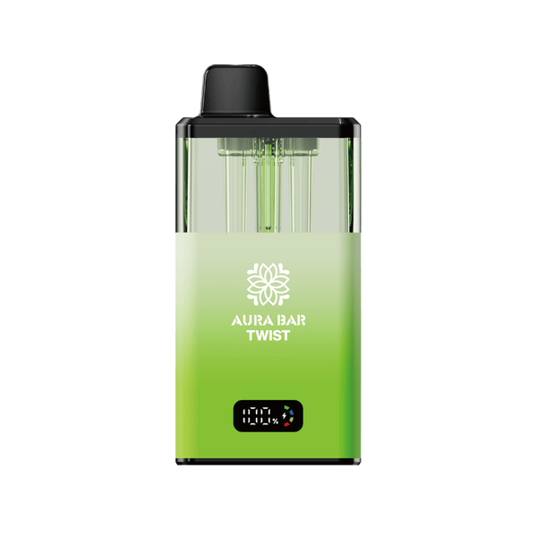 Crystal Prime Twist 40000 Puffs Vape Pod Kit Box of 5, Spear Mint ,Fresh Mint Flavor