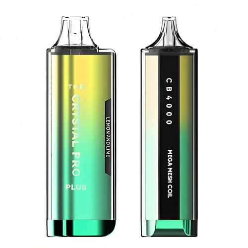 Crystal Pro Plus 4000 Prefilled Pod Device Box of 10, Lemonade Lime Flavor