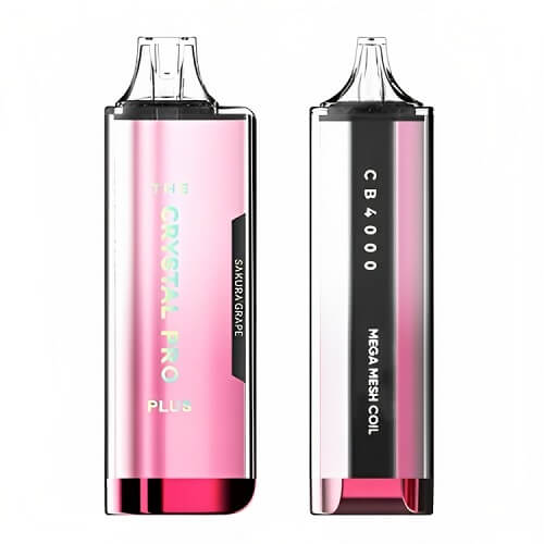 Crystal Pro Plus 4000 Prefilled Pod Device Box of 10, Sakura Grape Flavor