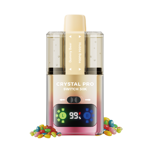 Crystal Pro Switch 30000 Pre-Filled Vape Kit, Gummy Bear Flavor