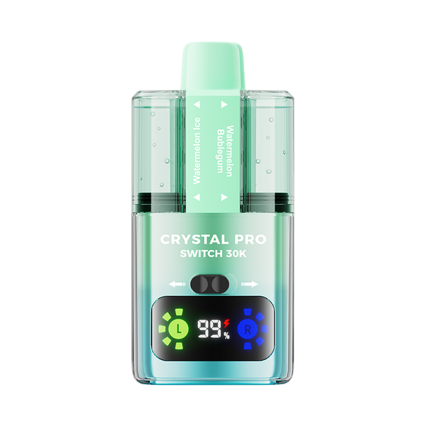Crystal Pro Switch 30000 Pre-Filled Vape Kit, Watermelon Ice Flavor
