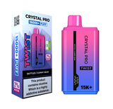 Crystal Pro Twist 15000 Puffs Prefilled Vape - Box of 5, Skittles Flavor