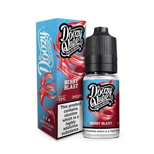 Doozy Vape 10ml Nic Salt E-Liquid, Pack of 10, Berry Blast Flavor