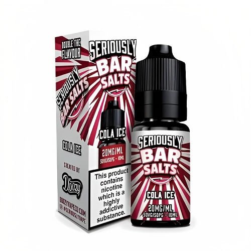 Dozzy Vape Seriously Bar Salt 10ml Nic Salt, Pack of 10, Cola Ice Flavor