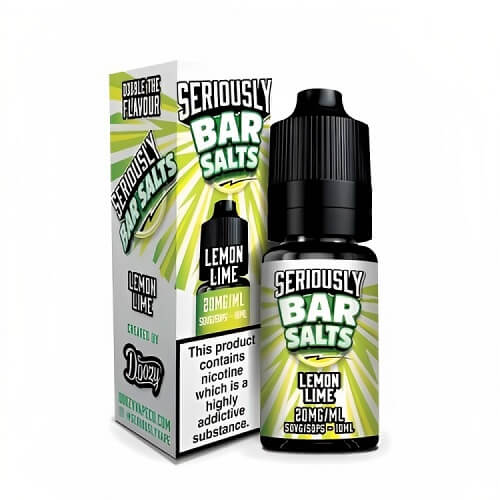 Dozzy Vape Seriously Bar Salt 10ml Nic Salt, Pack of 10, Lemon Lime Flavor