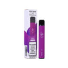 Elf Bar 600 Puff Prefilled Vape Pod Device Box of 10, Grape Flavor