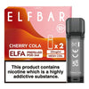 Elf Bar Elfa PreFilled Pod 2ml Nic Salt Prefilled Pod, Cherry Cola Flavor