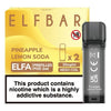 Elf Bar Elfa PreFilled Pod 2ml Nic Salt Prefilled Pod, Pine Apple Lemon Soda Flavor