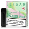 Elf Bar Elfa PreFilled Pod 2ml Nic Salt Prefilled Pod, Strawberry Kiwi Flavor