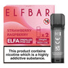 Elf Bar Elfa PreFilled Pod 2ml Nic Salt Prefilled Pod, Strawberry Raspberry Flavor