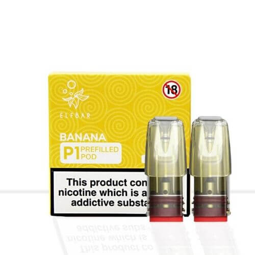 Elf Bar Mate P1 Pods Box of 10, Banana Flavor