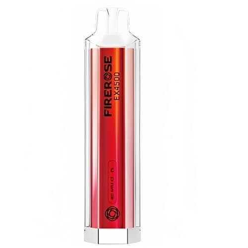 Elux Firerose EX 4500 Prefilled Vape Pod Device, Red Apple Ice Flavor