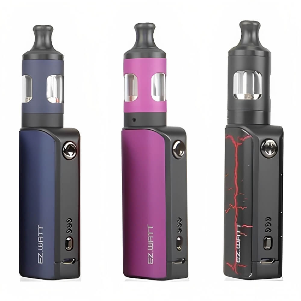 EZ Watt Starter Vape Kit By Innokin, Blue, Purple And Black Colours 