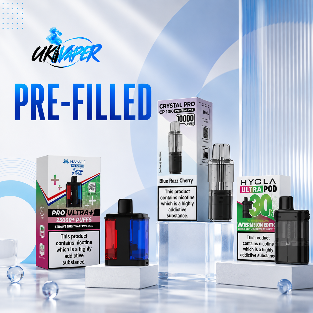 Hayati Prefilled Pod Vape Kits - Wholesale & Retail