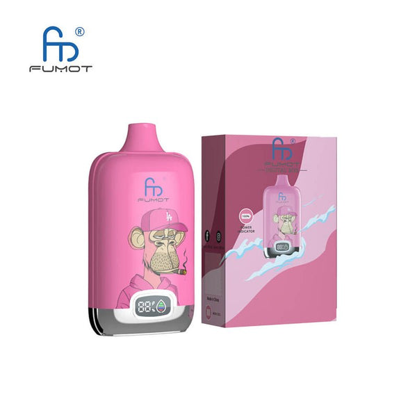 Fumot RandM Digital Box 12000 Puffs Prefilled Vape Pod, Pink Lemonade Flavor