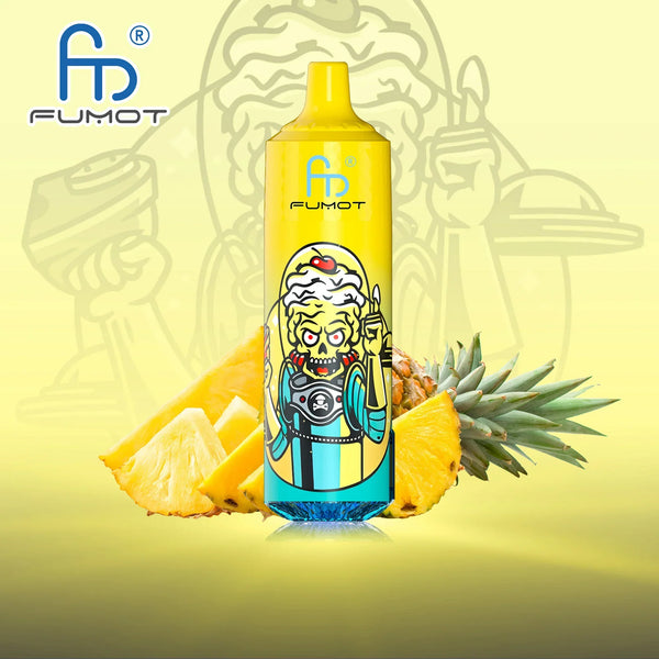Fumot Randm Tornado 9000 Puffs Pro Prefilled Vape Pod, Pineapple Flavor