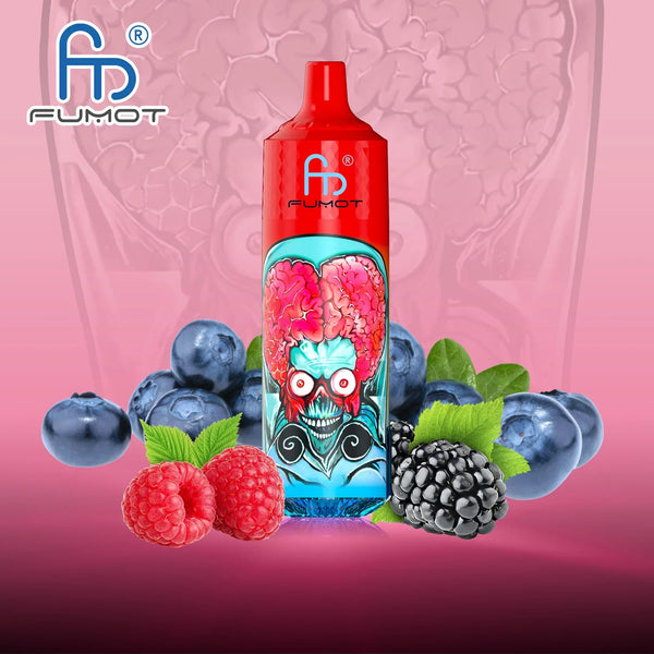 Fumot Randm Tornado 9000 Puffs Pro Prefilled Vape Pod, Mixed Berries Flavor