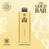 Gold Bar 4500 Puffs Prefilled Vape Puff Bar Box of 10, Summer Dream Flavor