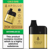 Gold Bar Apollo 20K Prefilled Vape Pod Kit - Watermelon Ice - UKVaper