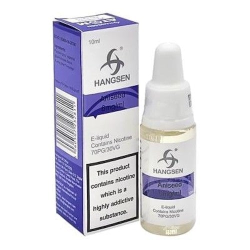 Hangsen 10ml Nic Salt E Liquid, Pack of 10, Aniseed Flavor