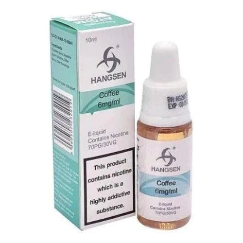 Hangsen 10ml Nic Salt E Liquid, Pack of 10, Coffee Flavor
