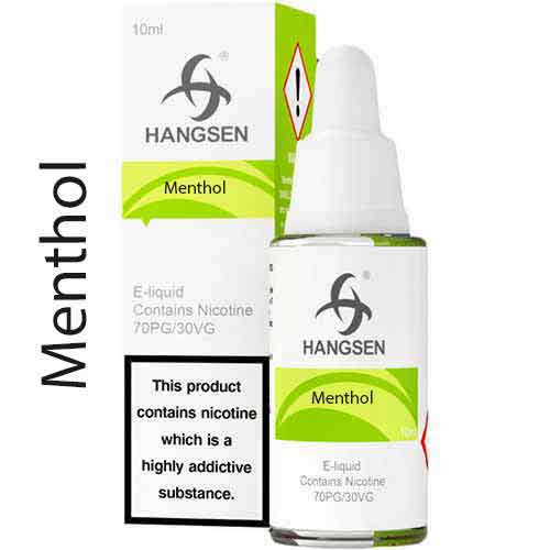 Hangsen 10ml Nic Salt E Liquid, Pack of 10, Menthol Flavor