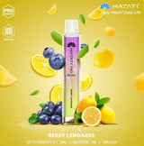 Hayati Crystal Pro Mini 600 Puff Prefilled Vape Bar Pod, Berry Lemonade Flavor