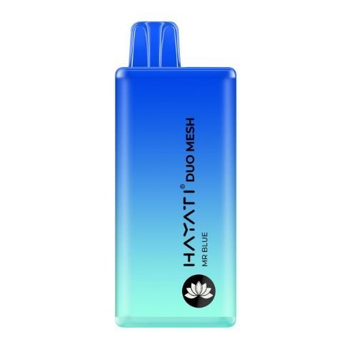 Hayati Duo Mesh 7000+ Puffs Prefilled Vape Box of 10 Mr Blue Flavor