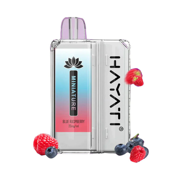 Hayati Miniature 600 Pod Kit , Blue Raspberry Flavor